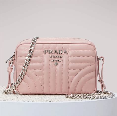 prada diagramme small crossbody bag light pink|Prada silver crossbody handbags.